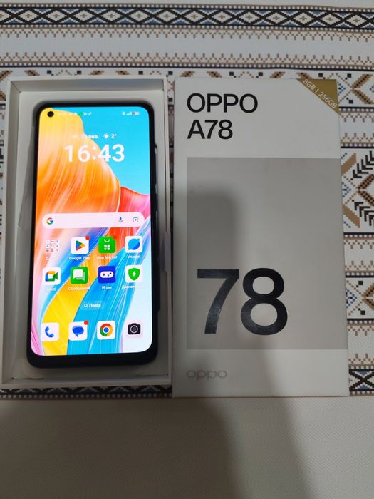 Oppo A78 память 256