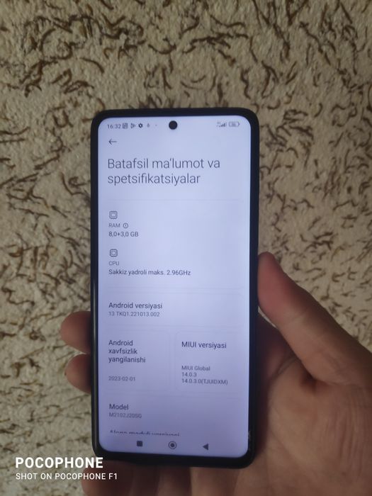 Poco x3 pro 256/8+5gb