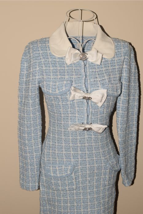 Дамска официална рокля в Син Цвят