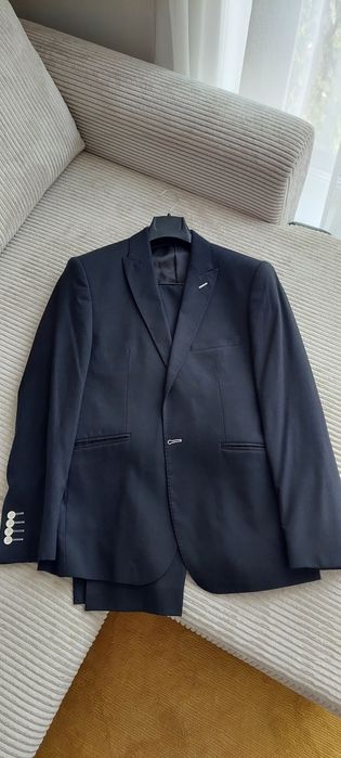 Costum masculin-slimfit-negru-marimea 50
