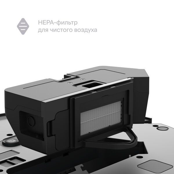Робот-пылесос с Wi-Fi, моющий, с лидаром, камерой, станцией мойки