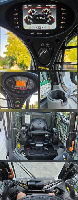 Cabină clima ușă miniincarcator Bobcat T590 mini încărcător