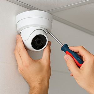 камер установка, дамафон, фейс, умный замок,