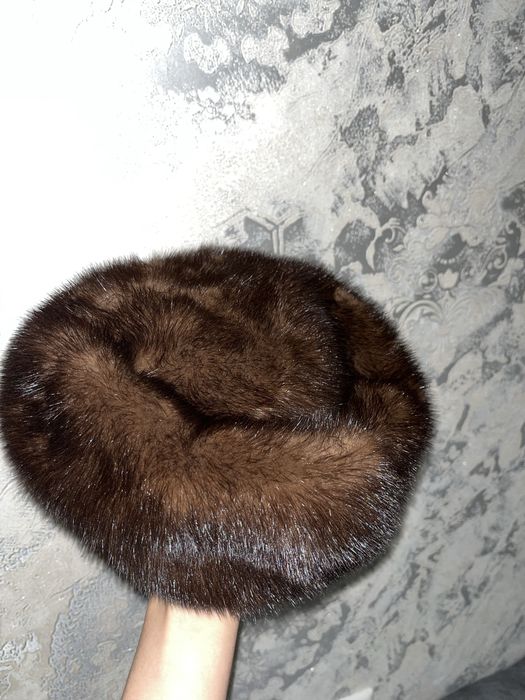 Норковая шапка женская