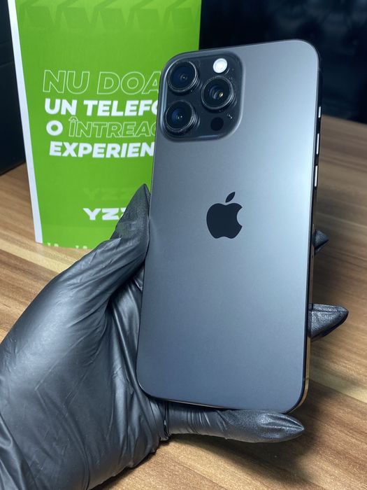 iPhone 16 Pro Max / 256 GB / Sănătate baterie 100% / Foarte bun