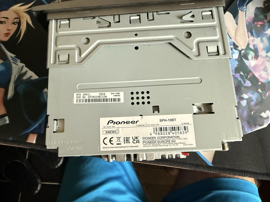 авто ресийвър pioneer sph-10bt-deluxe bluetooth