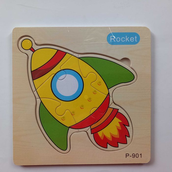 Пъзел дървен образователен еко материали