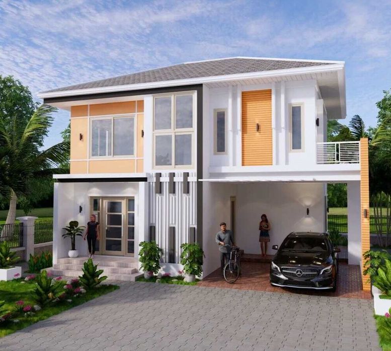 НА ИЗПЛАЩАНЕ - Двуетажна сглобяема къща с 4 спални, 156 кв. м