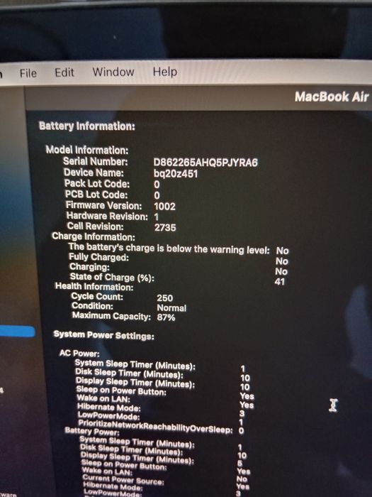 MacBook Air M1 8/256