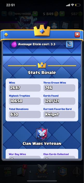 Аккаунт Clash Royale