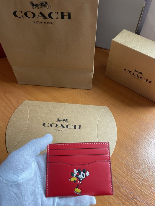 Портмоне тип card holder Coach x Disney limited edition