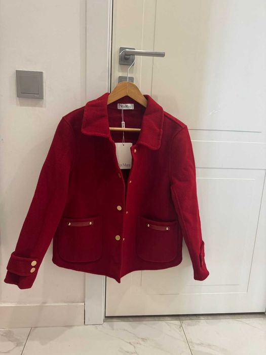 Жакет Max Mara бордовый