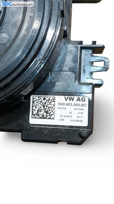 Spira Banda Spirala Panglica Volan Volkswagen Jetta 4 2015 - 2018 Cod 5K0953569BC [MX0595]