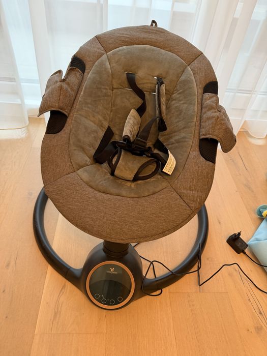 Електрическа люлка Cangaroo - Prestige, тъмносива