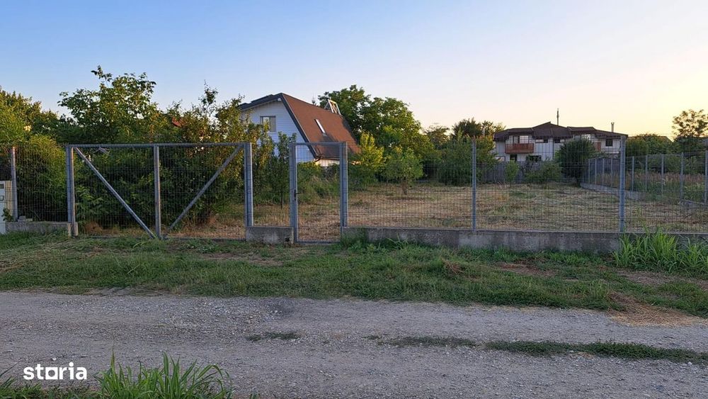 Vanzare teren intravilan imprejmuit 800mp Buftea