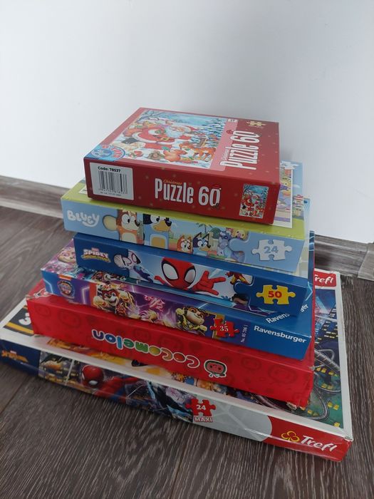Puzzle diverse 3-5 ani se dau impreuna