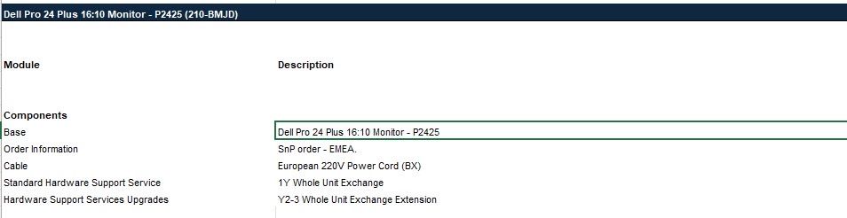Monitor Dell Pro 24 Plus  emag 1150 lei garantie 2 ani