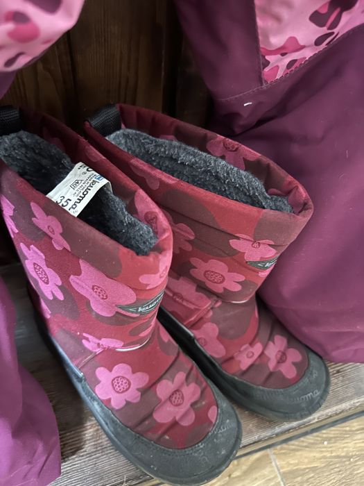 Reima зимний комбинезон для девочек