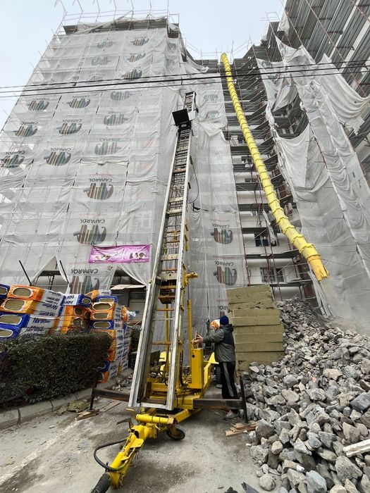 Vand lift girafa, construcții