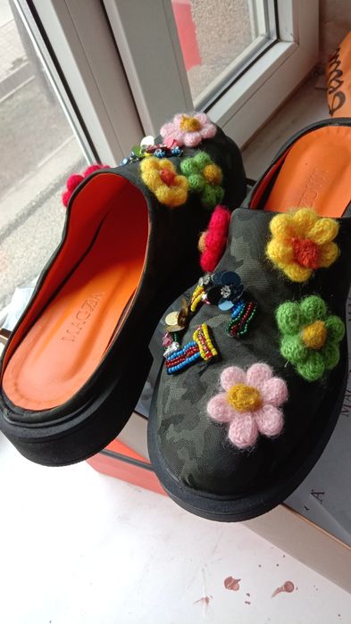 Женскии обувь стильный сабо