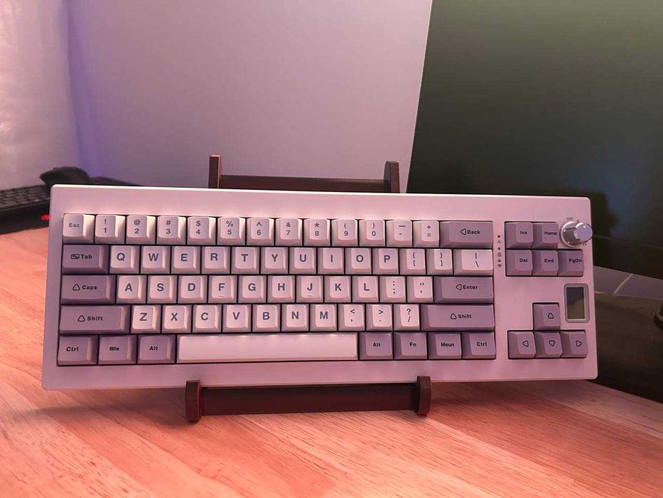 Tastatura Mecanica Wireless Epomaker Shadow-X Ecran LCD Wisteria