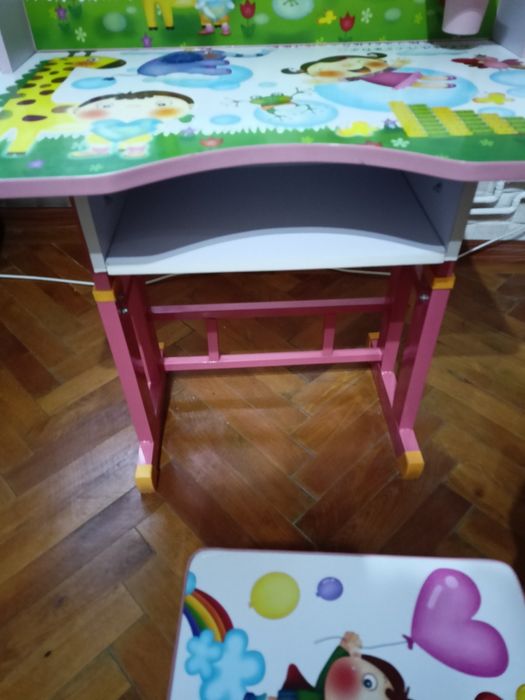 Birou interactiv cu scăunel,copii