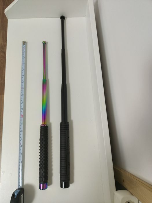 Baston Telescopic Negru sau Fade / Baston Telescopic Otel