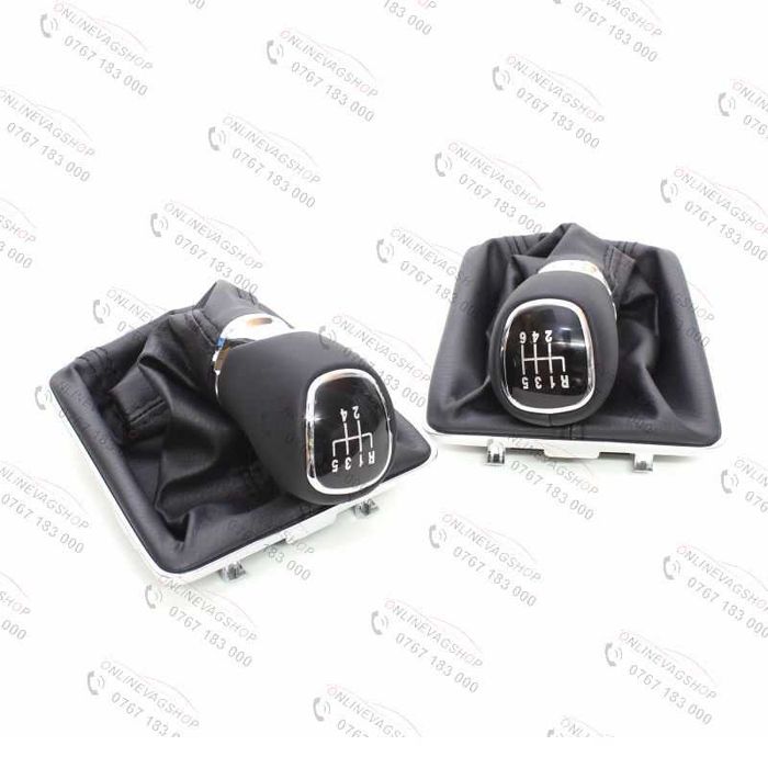 Nuca piele Skoda Fabia 3  cu manson schimbator