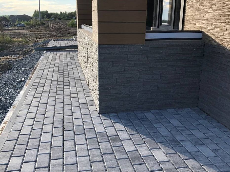 Укладка брусчатки