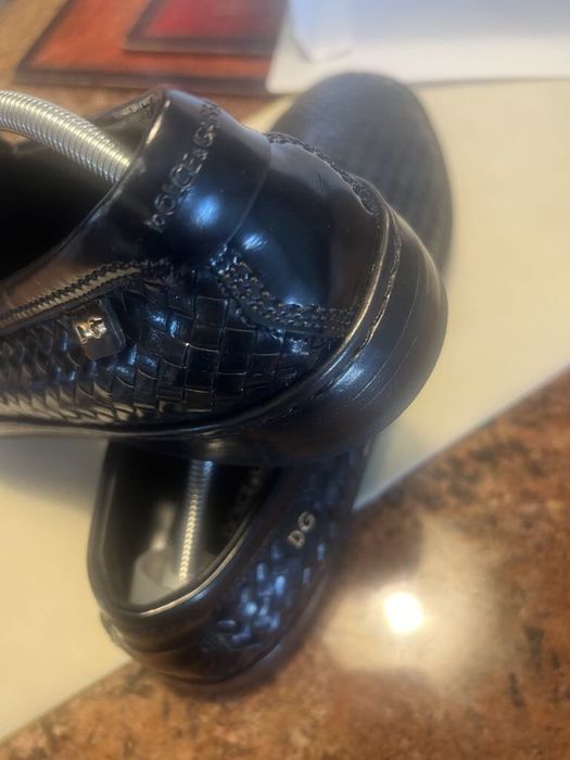 Pantofi de piele impletiti Dolce &Gabbana pentru barbati marimea 44