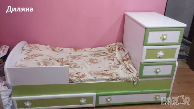Детско легло 2в1