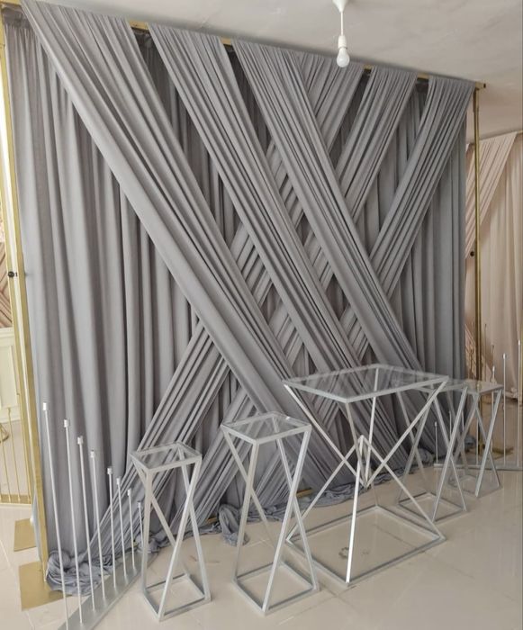 Метална двойна конструкция с плат