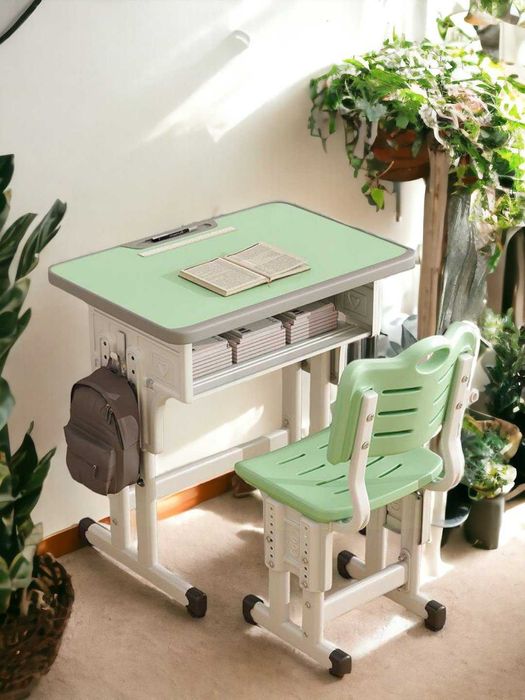 Детский стол и стул набор регулируемой высоты,