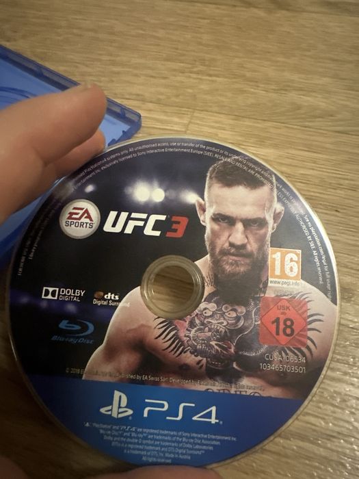 Игра ufc 3 для PlayStation 4
