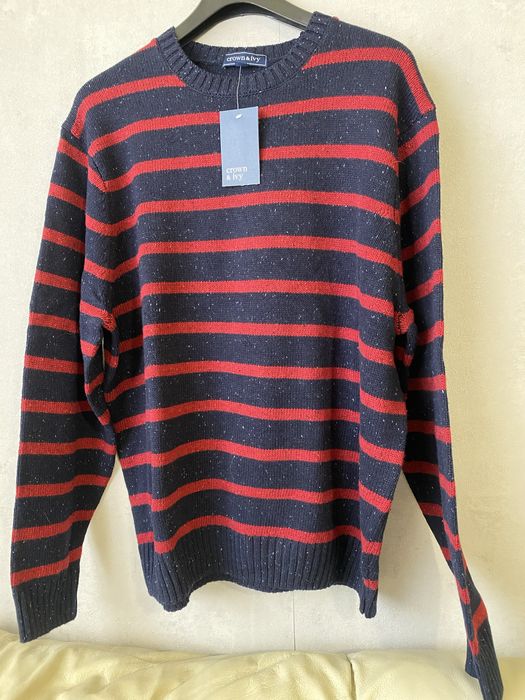 Мъжки пуловер плетиво