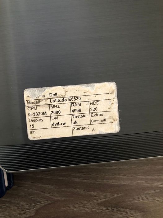 Ноутбук Dell E6530