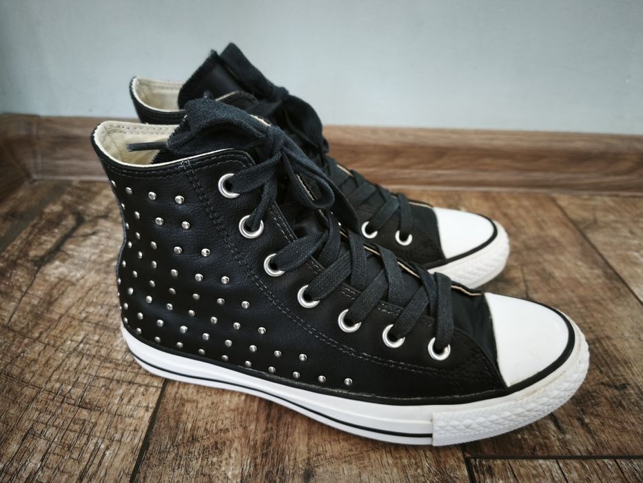 Converse, оригинални кожени кецове, номер 37