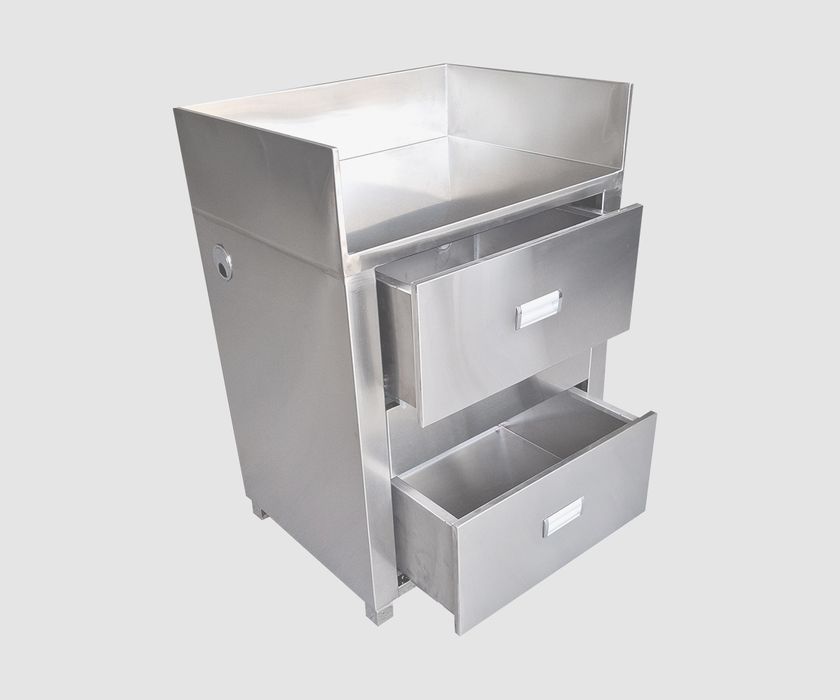 Стол-шкаф купе Нержавейка