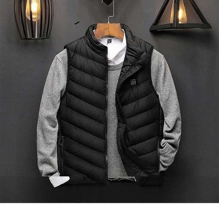 Електрически отопляем елек - жилетка с 11 зони на затопляне и 3 нива