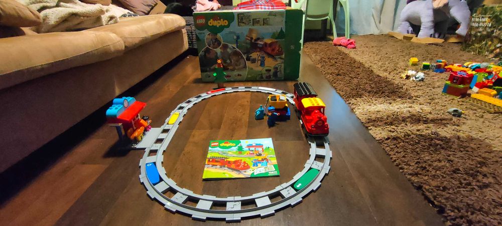 Lego duplo- trenul cu aburi