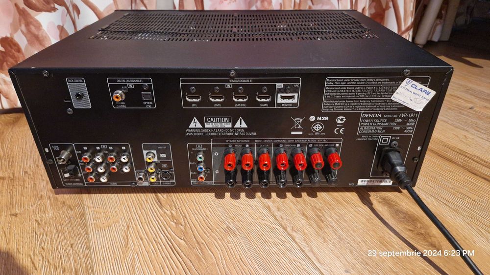 AVR (audio video receiver) 7.1 DENON AVR-1911 125W - DEFECT