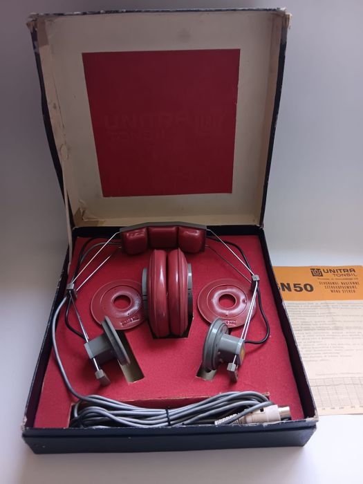 Căști Unitra Tonsil SN50 ,de colecție, Nefolosite ,functionale