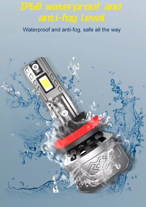 Лед Крушки *CANBUS* 16000 lum.H1 H4 H7 H8 H9 H11 H13 + Подарък LED T10
