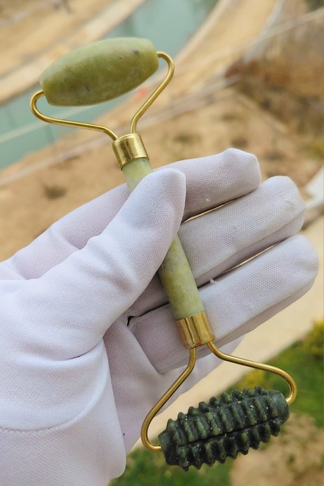 Гуаша Роллер Нефрит.