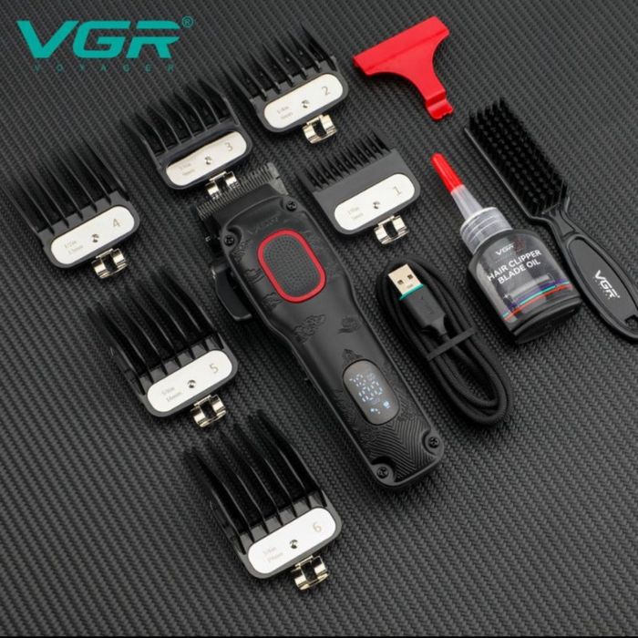 Професионална машинка за подстригване VGR V-016 – Метален корпус, BLDC