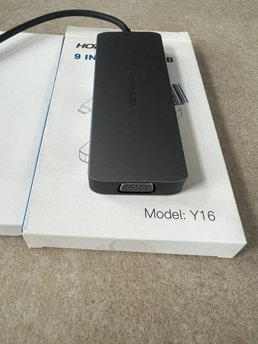 Hub USB-C 9-in-1 Hoplaza – Hdmi, Usb, SD, Ethernet