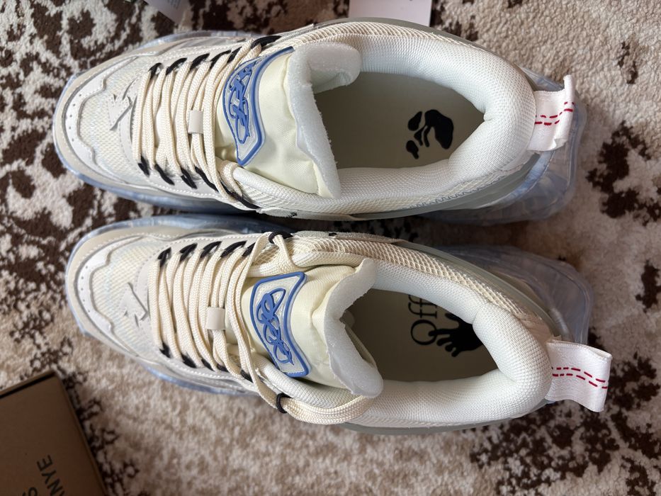 Off-White Out Of Office (OOO) –  White/Blue – mărimea 44