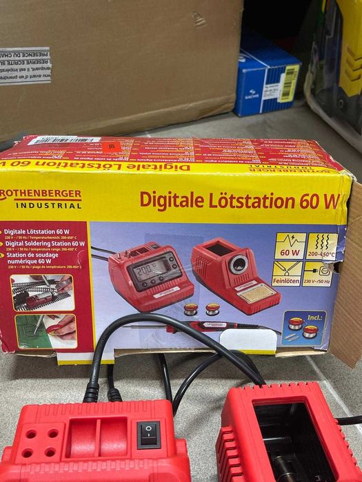 Stație de lipit ROTHENBERGER cu afișaj digital al temperaturii, LED, 200 °C – 450 °C