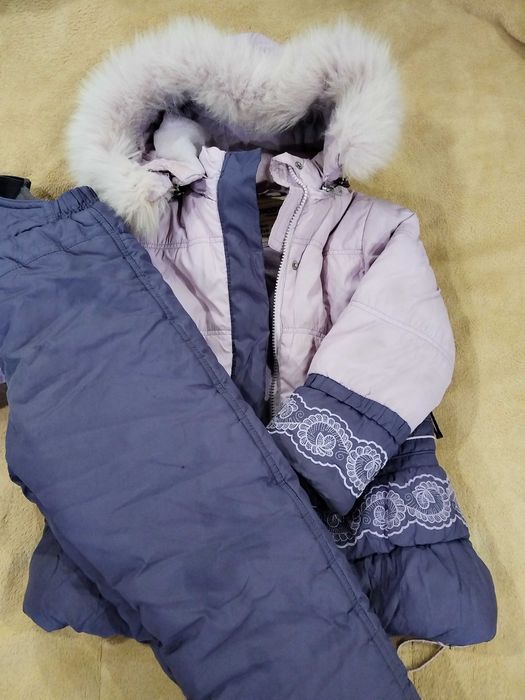 Зимний комбинезон для девочки