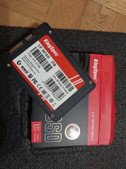 2TB KingSpec Sata SSD (НОВ)